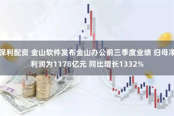保利配资 金山软件发布金山办公前三季度业绩 归母净利润为1178亿元 同比增长1332%