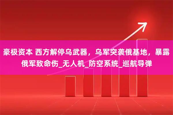 豪极资本 西方解停乌武器，乌军突袭俄基地，暴露俄军致命伤_无人机_防空系统_巡航导弹